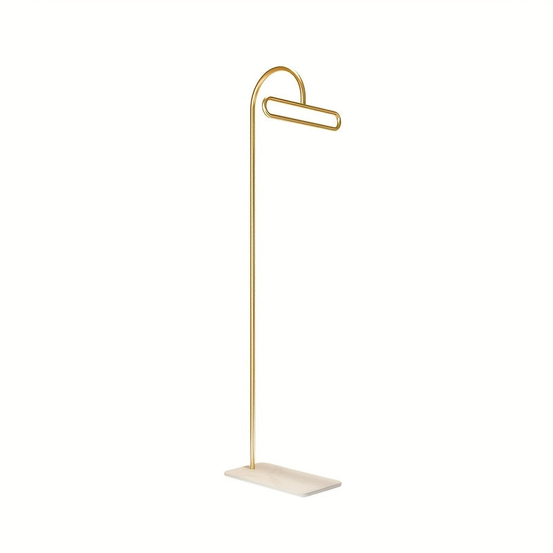 Modern Iron Floor Standing Coat Rack with Multiple Hooks – Sleek Minimalist Design for Bedroom, Living Room, or Home Storage – Holds Up to 30 lbs – Perfect for Clothes, Towels, and Accessories, Clothes Hanging Rack