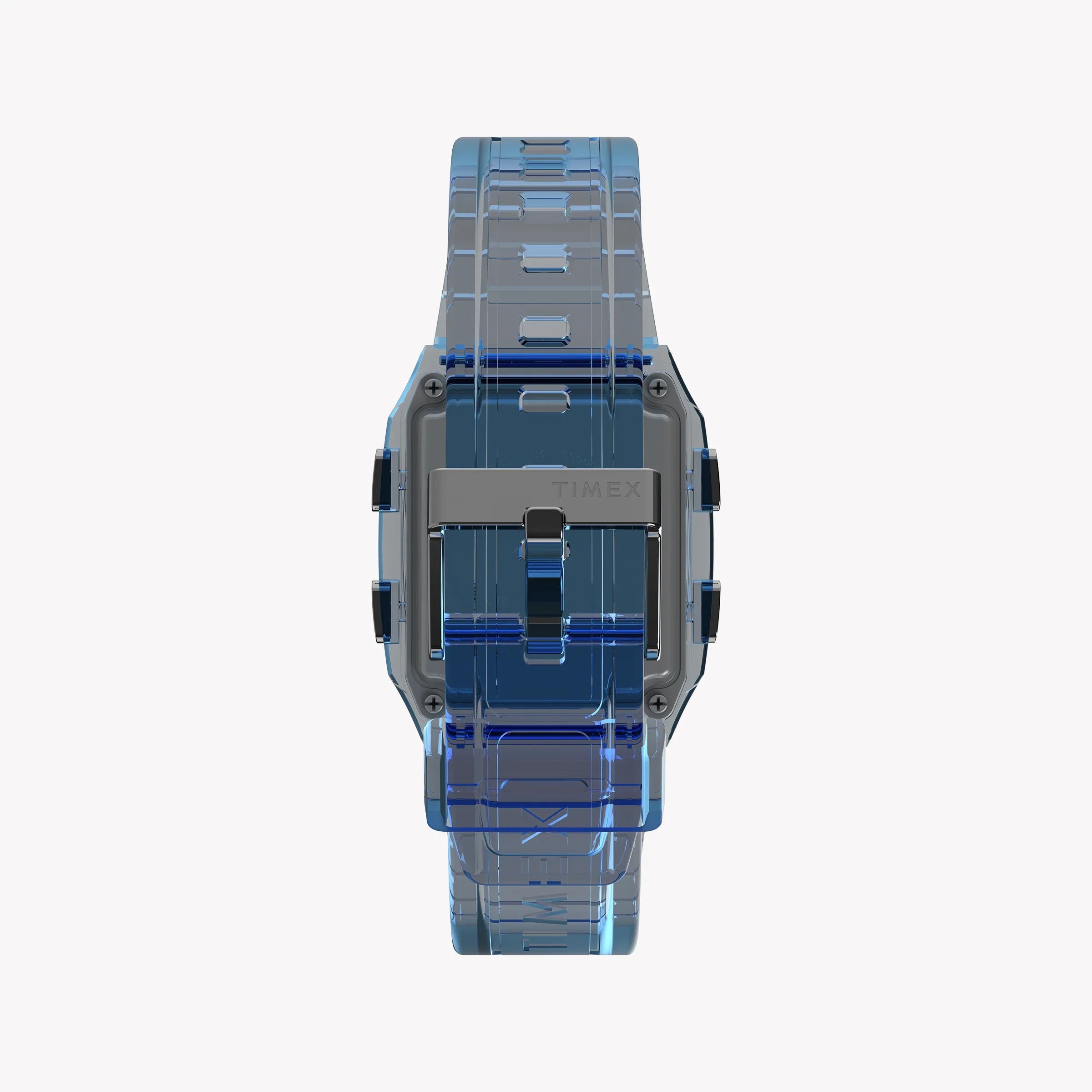 Timex Unisex Blue Resin Watch, Transparent Blue | Tw2w45100-1