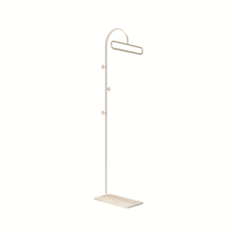 Modern Iron Floor Standing Coat Rack with Multiple Hooks – Sleek Minimalist Design for Bedroom, Living Room, or Home Storage – Holds Up to 30 lbs – Perfect for Clothes, Towels, and Accessories, Clothes Hanging Rack