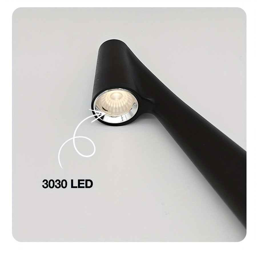 Portable LED Table Lamp, Touch Control LED Table Lamp, Modern Design Table Lamp, Rechargeable LED Table Lamp for Home Decoration.