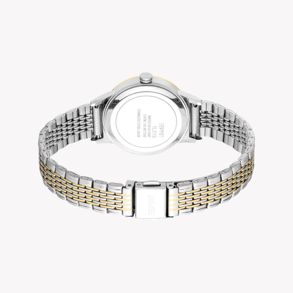 Esprit Women's Silver & Gold Watch | Es1l519m0045-3