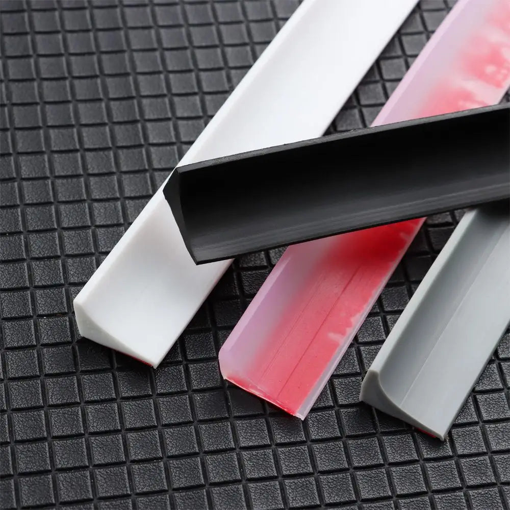 1PC Self-Adhesive Silicone Water Retaining Strip Bathroom Water Stopper Bendable Door Bottom Sealing Strip Shower Dam Barrier