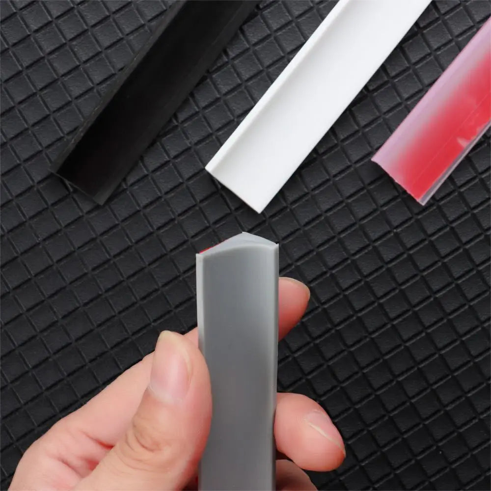 1PC Self-Adhesive Silicone Water Retaining Strip Bathroom Water Stopper Bendable Door Bottom Sealing Strip Shower Dam Barrier