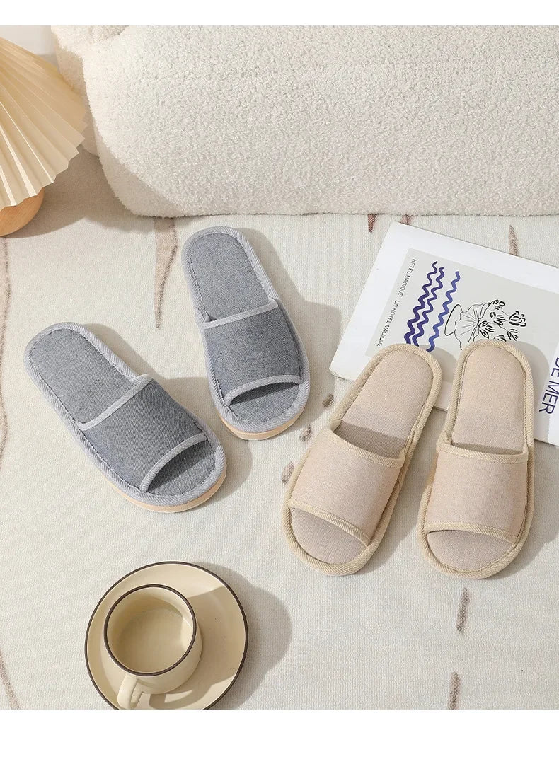 Thickened Anti-slip Disposable Slippers For Hotel Bathhouse Beauty Salon Home Use Wholesale For Men Summer Season