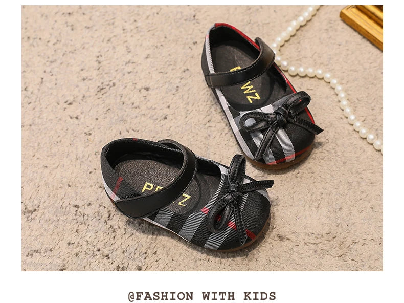 NEW Classic Winter Princess Shoes Baby Soft-solar Toddler Shoes Girl Children Plate Cloth Single Shoes 0-3 Years Old Bow Sandals