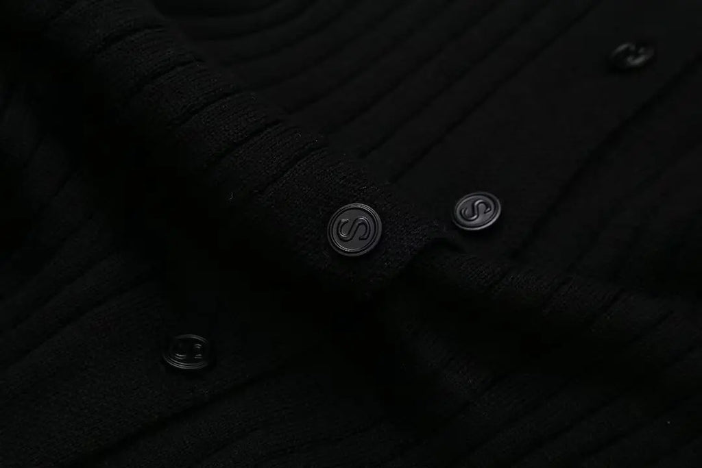 Elegant Knitted Single Breasted Midi Dress Women's Patchwork Dresses Female 2025 Summer Robe New Black Beige Robes Evening Party