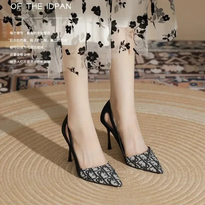 Women Shoes Summer Simple Solid Pumps New Pointed Toe High Heels Women Designer Sandals Women's Heels Zapatillas De Mujer