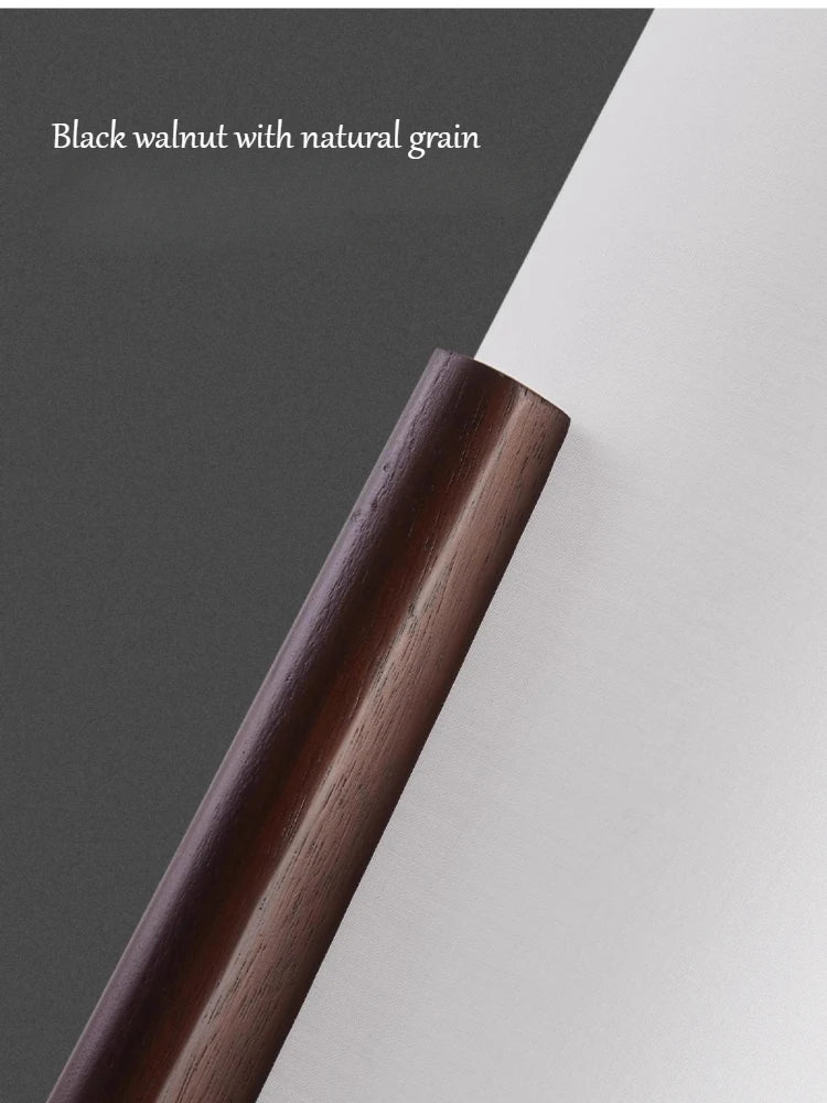 Retro Solid Wood Floor Lamp White Fabric Night Standing Light Home Decor Bedroom Bedside Living Dining Room Led Lighting Fixture