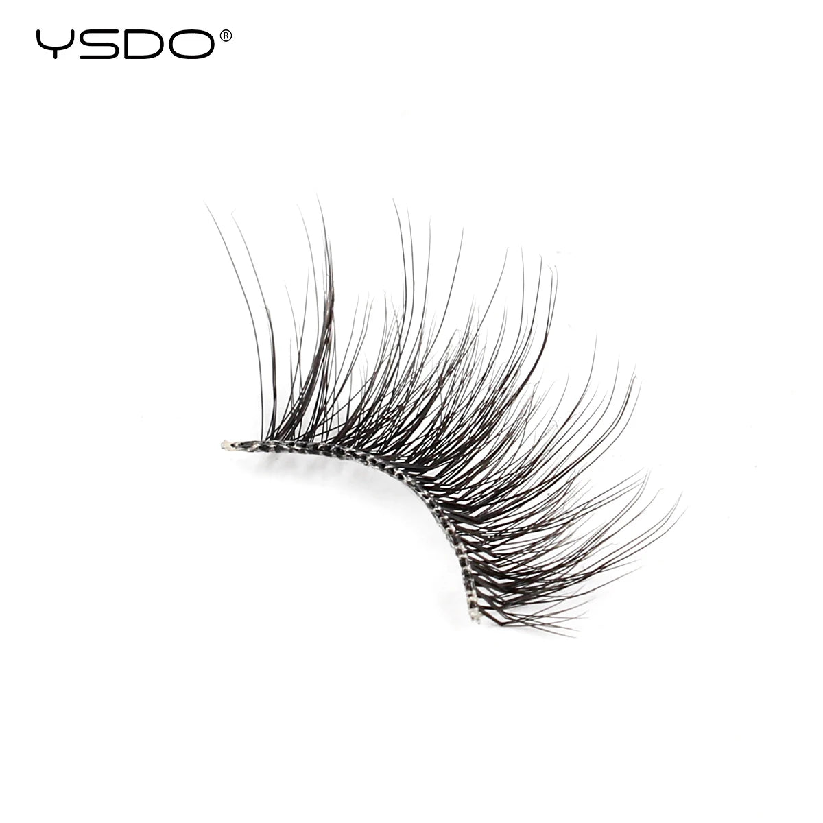 YSDO Fox Eye lashes 3/10 Pairs Lashes 3D Mink Natural Lashes Soft Cat Eye Lashes Extension Fluffy Lashes Makeup Half Eyelashes