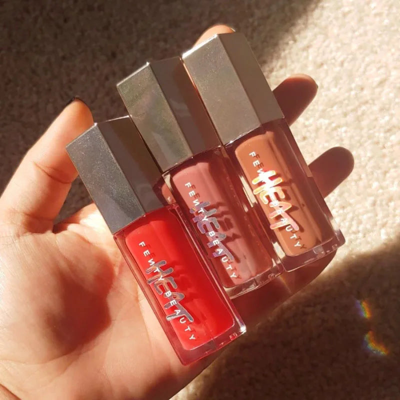 Fenty Beauty Gloss Bomb Lip Glaze Multi-color Moisten Shine Glitter Lip Plumper Makeup Beginner Liquid Lipstick Makeup Cosmetics