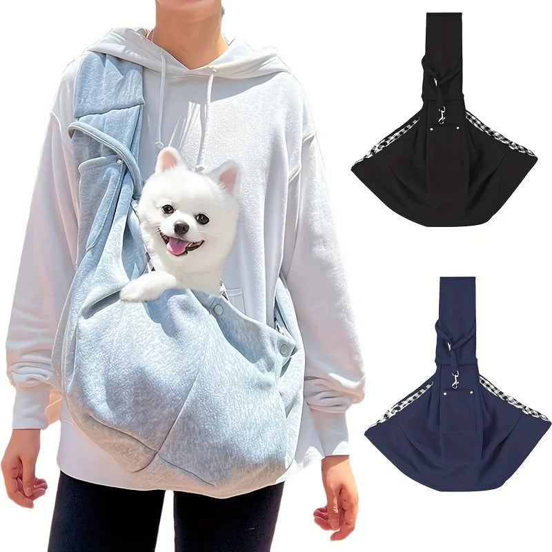 Outdoor Pet Carrier Bag - Adjustable Crossbody Shoulder Strap,Casual Pet Outing | Stylish Pet Bag | Comfortable Pet Transport