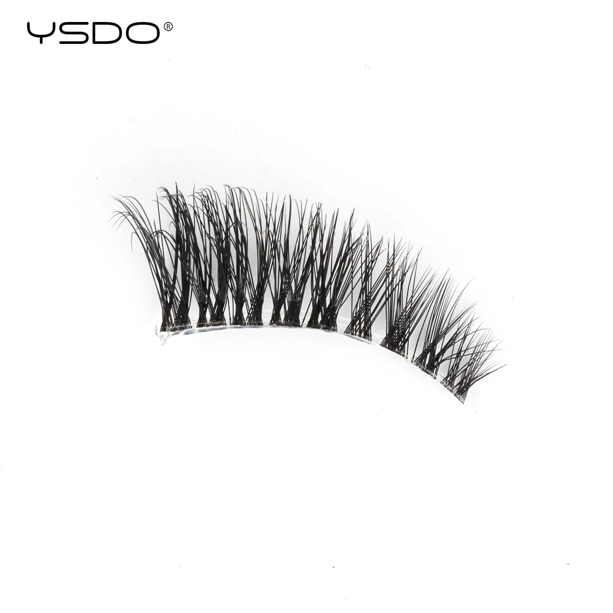 YSDO Fox Eye lashes 3/10 Pairs Lashes 3D Mink Natural Lashes Soft Cat Eye Lashes Extension Fluffy Lashes Makeup Half Eyelashes