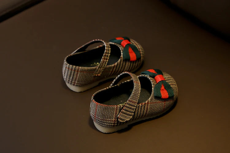NEW Classic Winter Princess Shoes Baby Soft-solar Toddler Shoes Girl Children Plate Cloth Single Shoes 0-3 Years Old Bow Sandals
