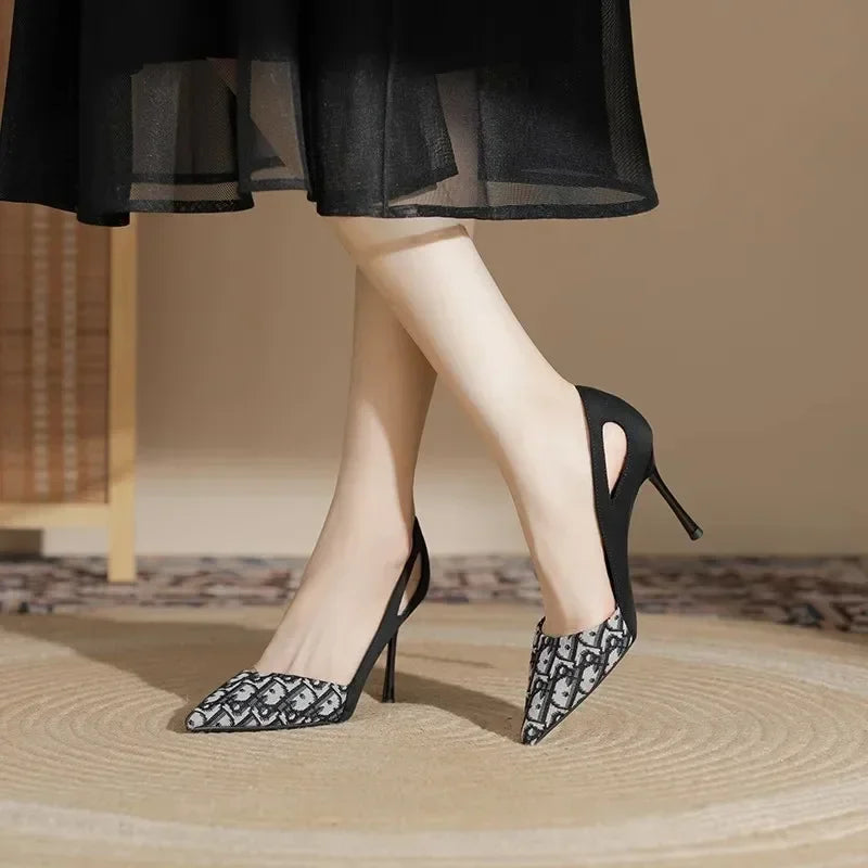 Women Shoes Summer Simple Solid Pumps New Pointed Toe High Heels Women Designer Sandals Women's Heels Zapatillas De Mujer