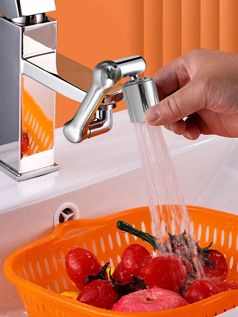 Stainless steel Faucet Extender 1080 °Swivel Water Tap Nozzle Faucet Sprayer Universal Bathroom Mixer Aerator 2 Spray Modes
