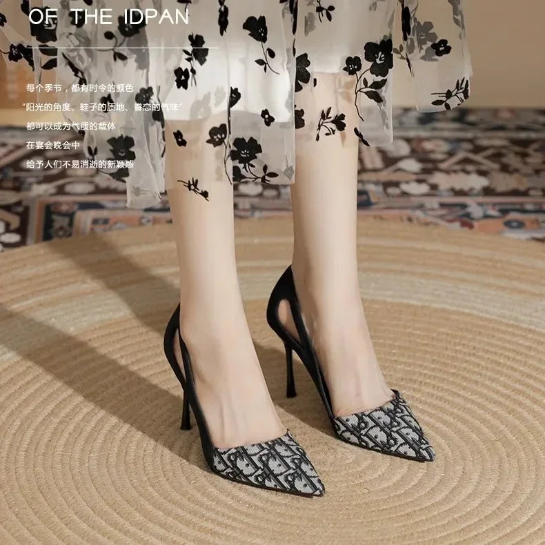 Women Shoes Summer Simple Solid Pumps New Pointed Toe High Heels Women Designer Sandals Women's Heels Zapatillas De Mujer