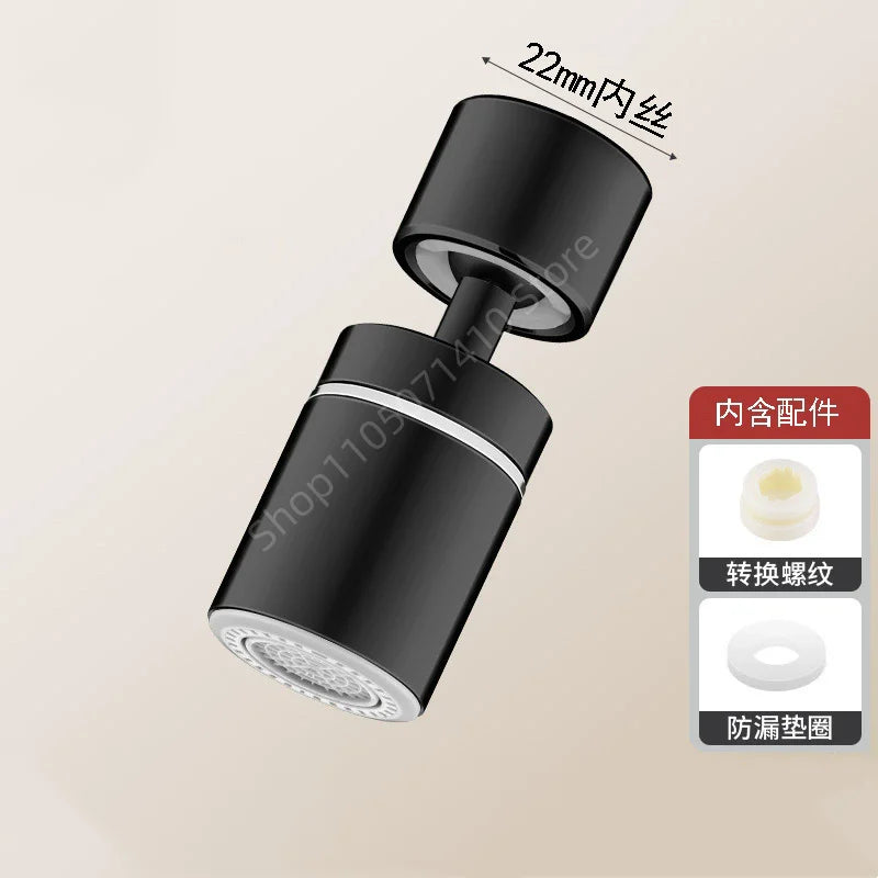 New Dual Function Anti-splash Bubbler Kitchen Faucet Aerator 360° Swivel Tap Water Diffuser Bathroom Water Filter Nozzle Mixer