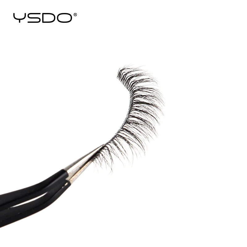 YSDO Fox Eye lashes 3/10 Pairs Lashes 3D Mink Natural Lashes Soft Cat Eye Lashes Extension Fluffy Lashes Makeup Half Eyelashes