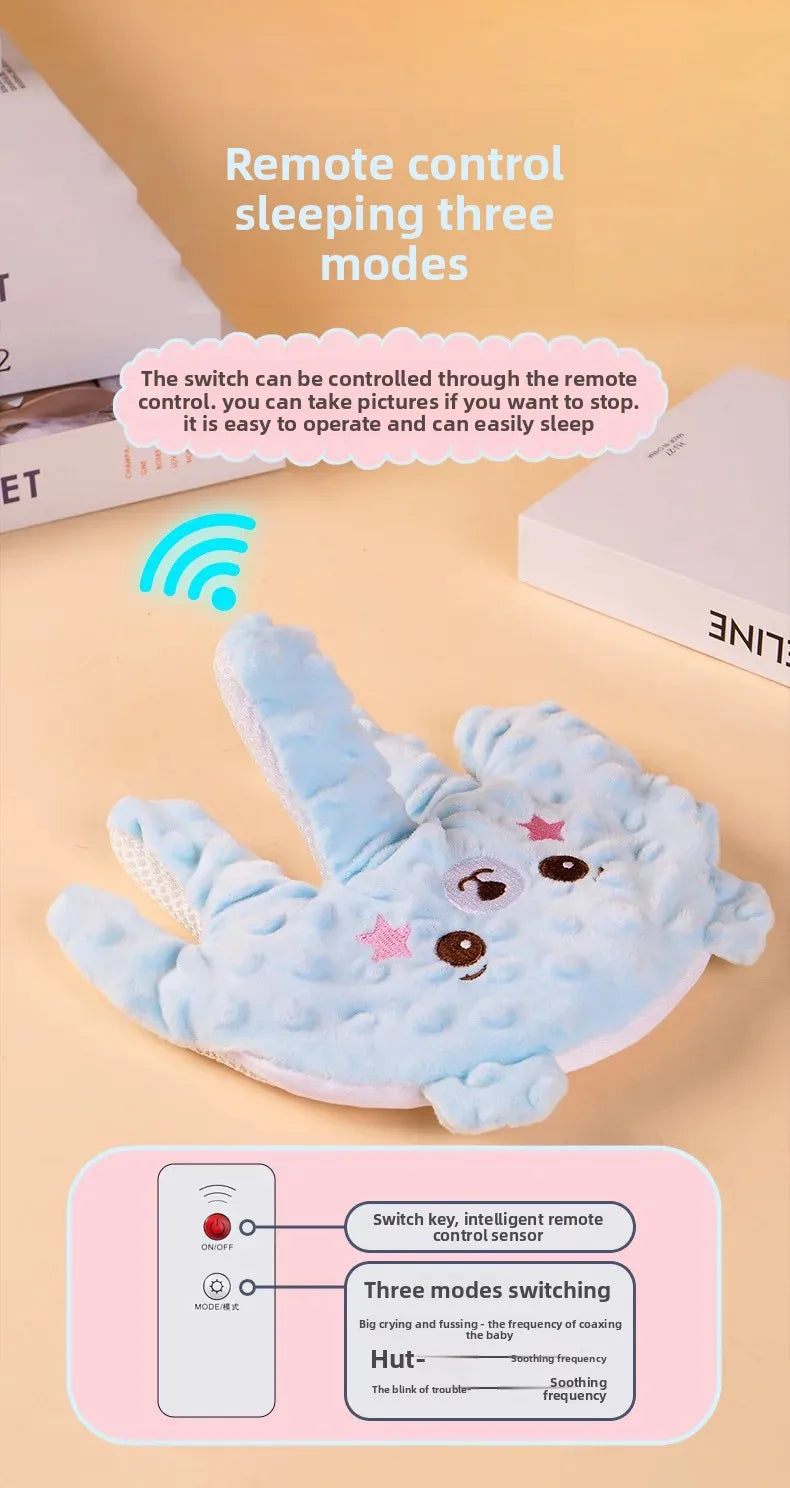 0-3Y Electric Baby Soothing Palm Hand Automatic Patting Sleep Companion Beater Sleeping Aid Pillow soother Toys for Calming Baby