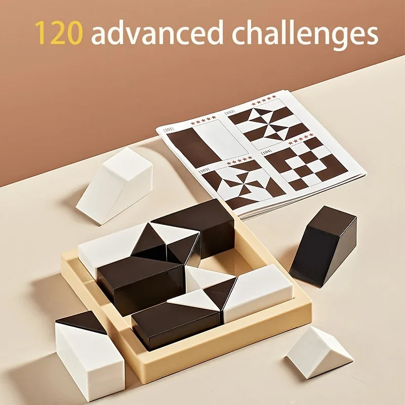 120 Level Hidden Block Puzzle 6 Years ABS Material Interesting Enhances Logic and Spatial Reasoning Suitable for 6Year Olds