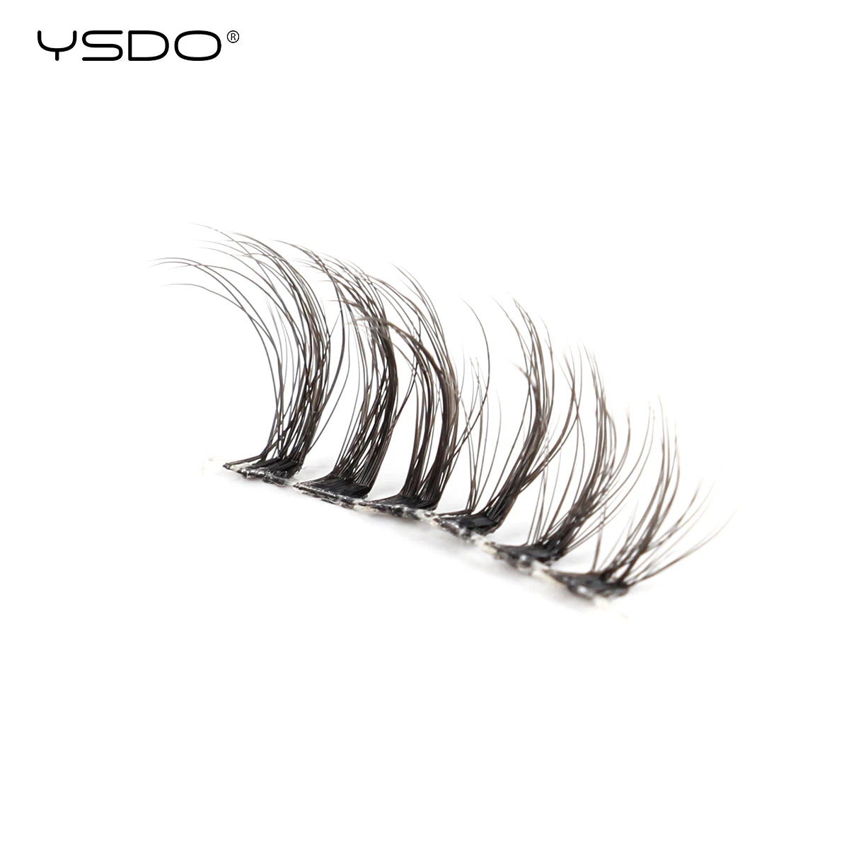 YSDO Fox Eye lashes 3/10 Pairs Lashes 3D Mink Natural Lashes Soft Cat Eye Lashes Extension Fluffy Lashes Makeup Half Eyelashes