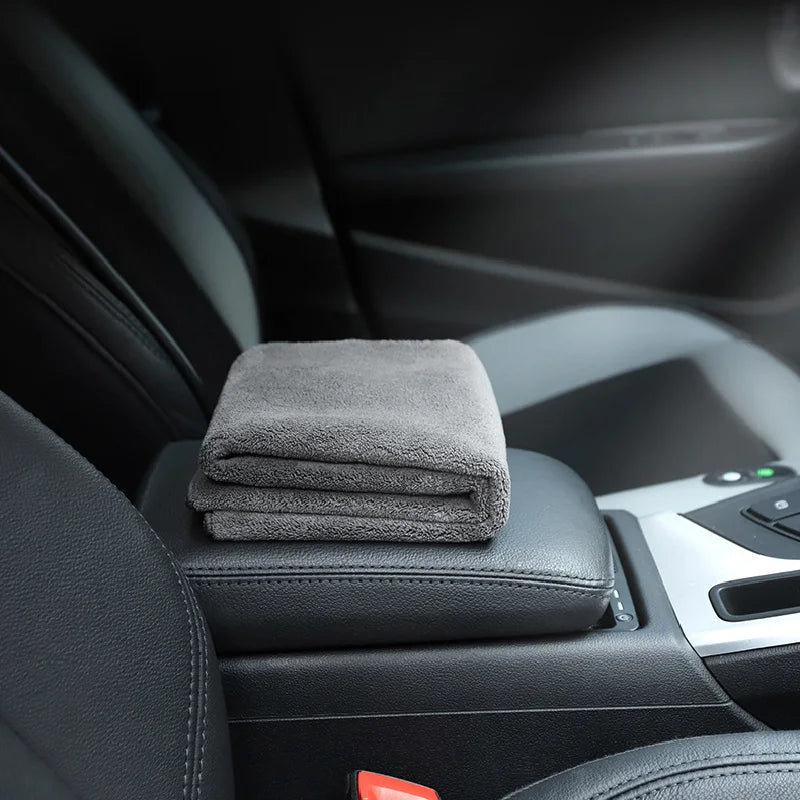 Car Logo Badge Microfiber Wash Towel Cotton Soft Cleaning Rag Drying Cloth For Tesla Model 3 Mode S X Model Y Emblem Accessories