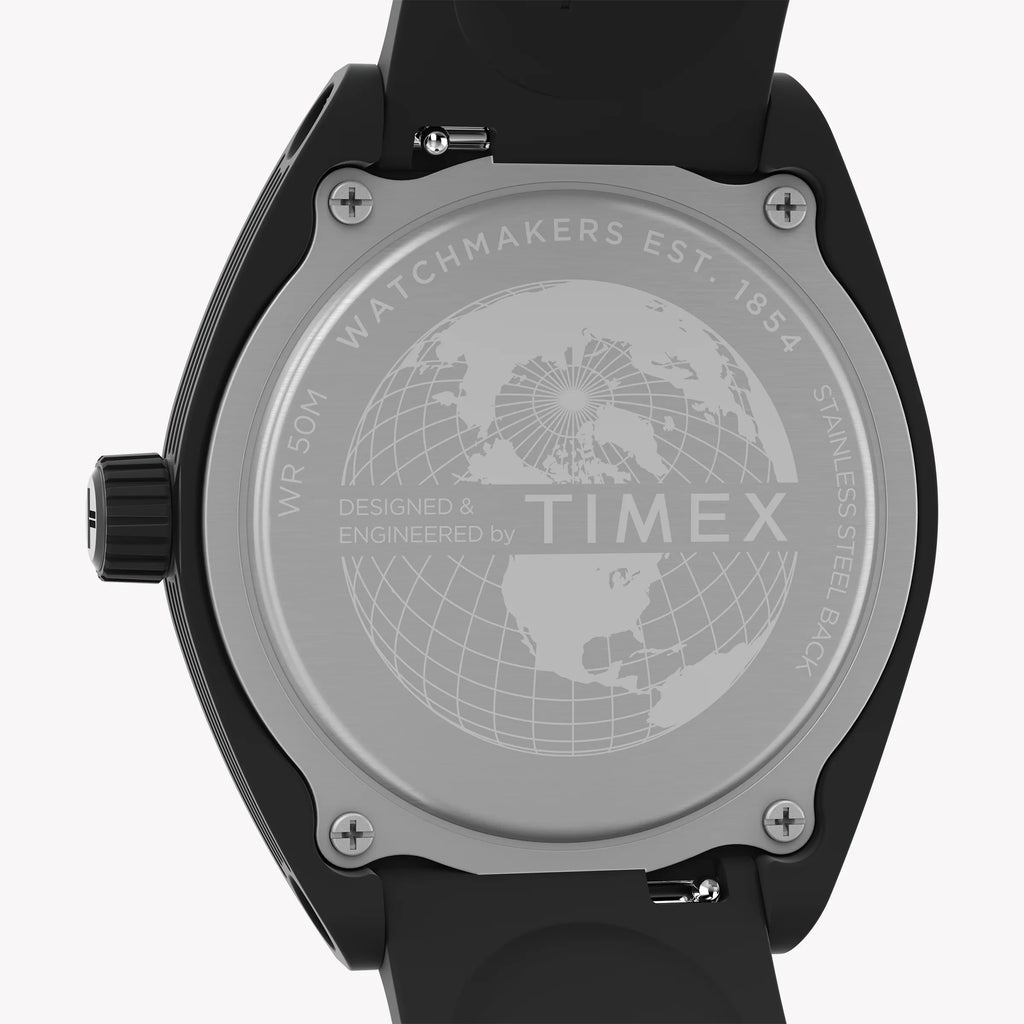 Timex Unisex Eco Ceramic Black Watch, Black Bio-Tpu Strap | Tw2w42100-3