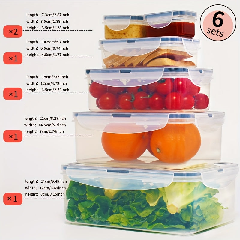 12/24pcs BPA-Free Meal Prep Containers with Airtight Lids - Leak-Proof, Microwave & Dishwasher Safe Stackable Square Food Storage Containers for Snacks, Fruits, Vegetables - Ideal for Office, School, Picnics, Road Trips, Meal