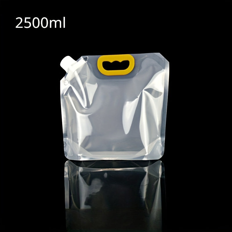 10pcs Reusable Transparent Food Storage Bags - Airtight Seal, Output Mouth, Moisture-Proof, Durable, Easy-to-Use - Perfect for Kitchen Organization, Rice, Flour, Nuts, Grain, Miscellaneous Storage, and More
