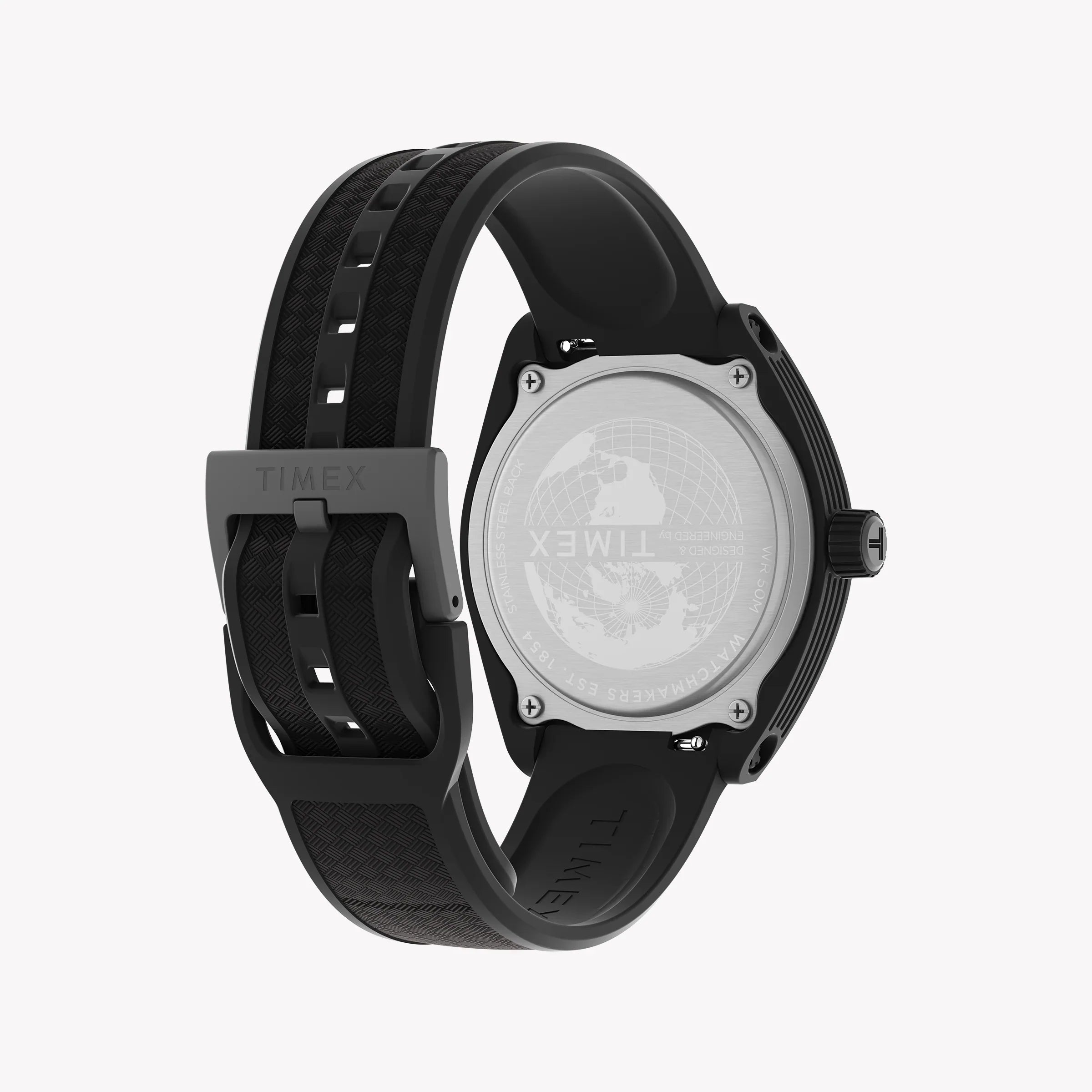Timex Unisex Eco Ceramic Black Watch, Black Bio-Tpu Strap | Tw2w42100-1